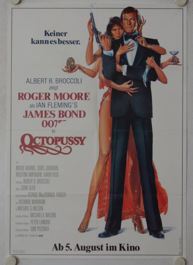 Octopussy original release german movie poster